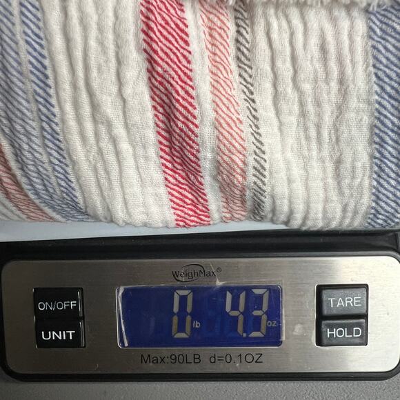 Allison Joy Gauzy Off Shoulder Ruffle Coastal Cowgirl Cottagecore Cotton Top XS - Picture 12 of 12